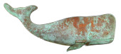 SPERM WHALE WEATHER VANE, COPP