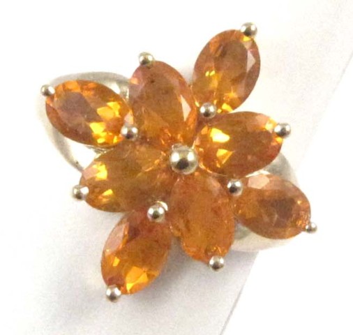 SPESSARITE GARNET AND TEN KARAT