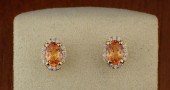 SPESSARTITE GARNET AND DIAMOND