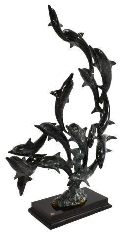 SPI PATINATED METAL LEAPING