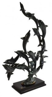 SPI PATINATED METAL LEAPING DO