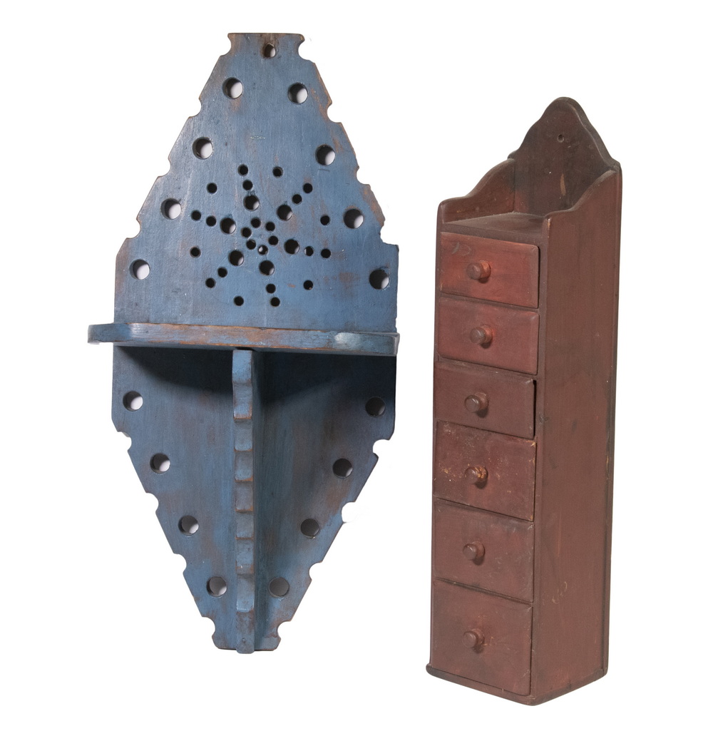 SPICE BOX AND WALL SHELF (2)