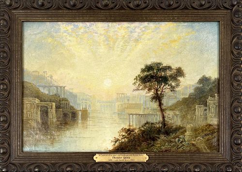 SPINA, O/C ALLEGORICAL RIVER