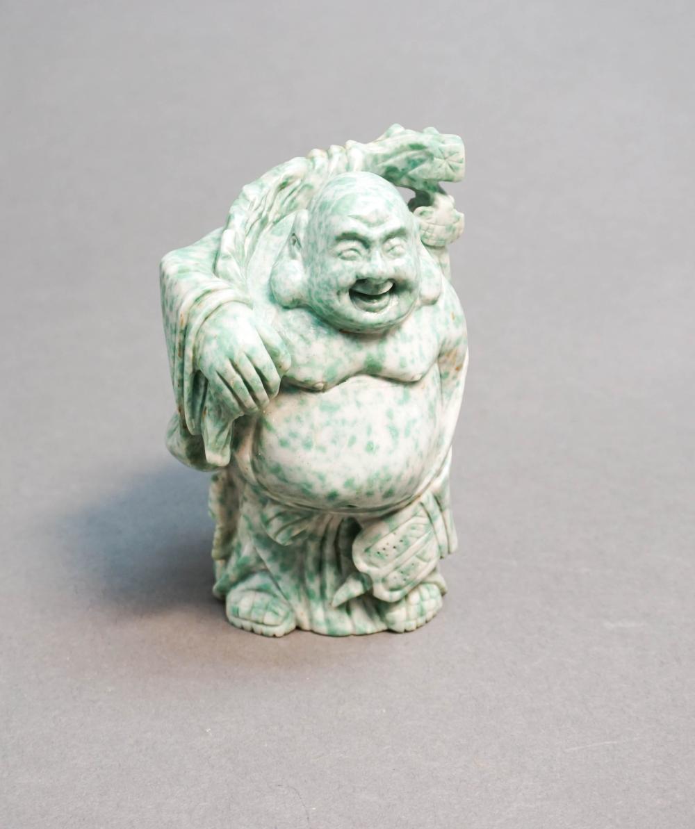 SPINACH GREEN HARDSTONE CARVED