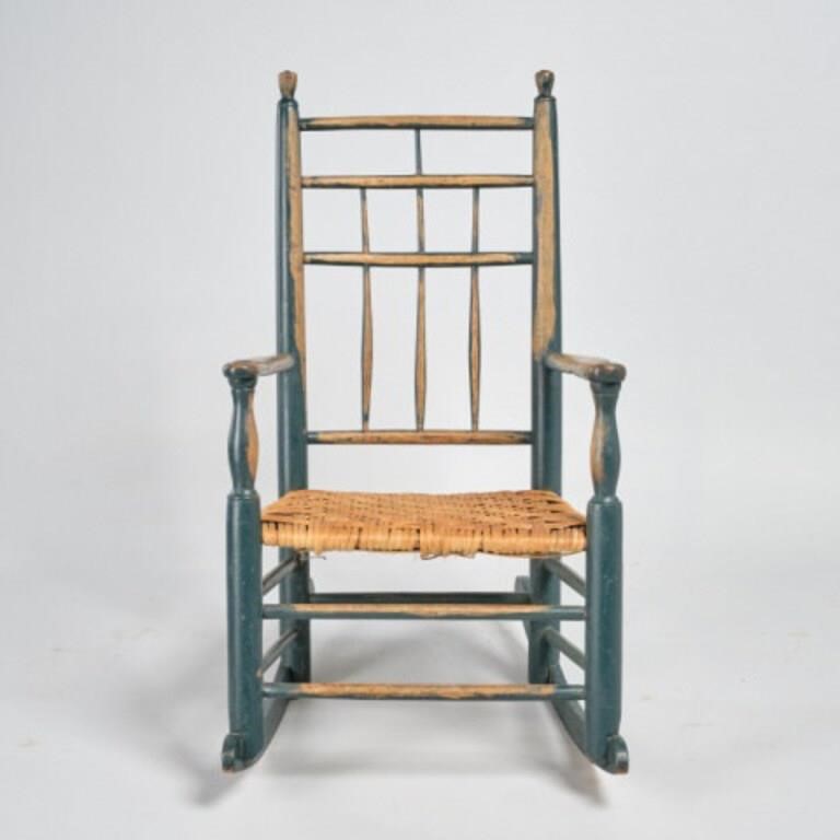 SPINDLE BACK ROCKING CHAIRA spindle