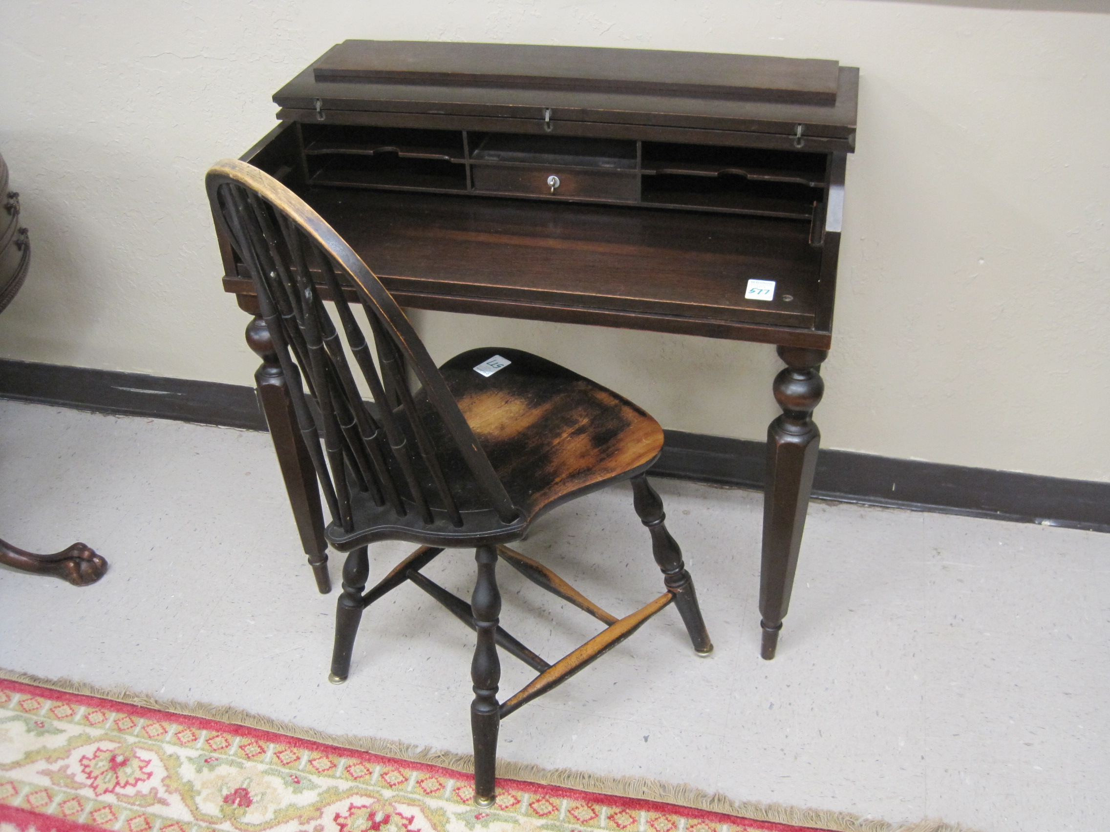 SPINET DESK WITH CHAIR American