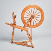 SPINNING WHEEL, CIRCA 1870A sm