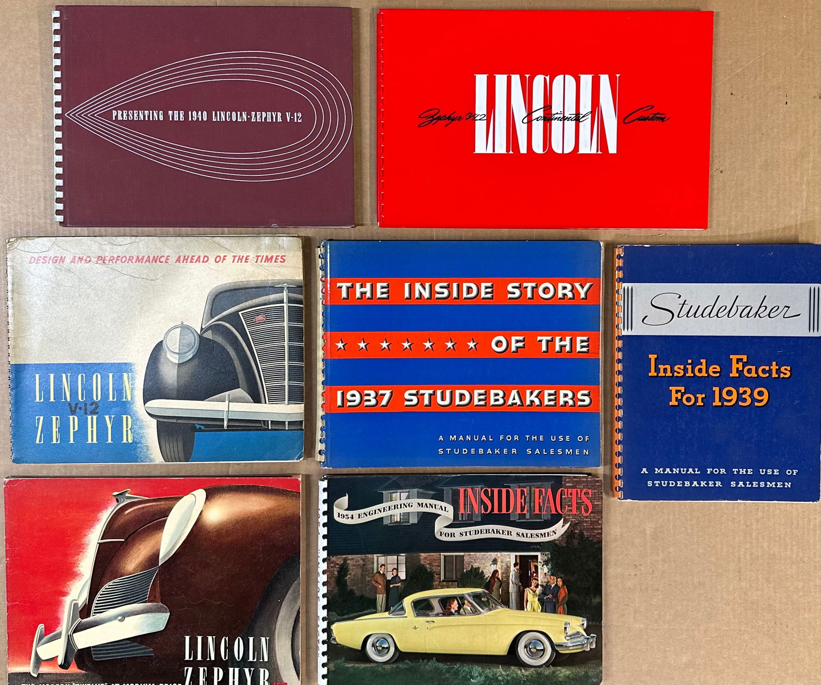 SPIRAL BOUND DEALER ALBUMS - FOUR
