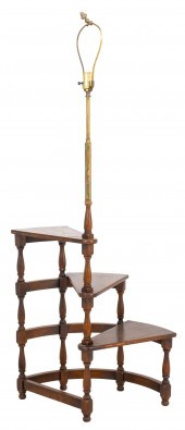 SPIRAL LIBRARY LADDER MOUNTED