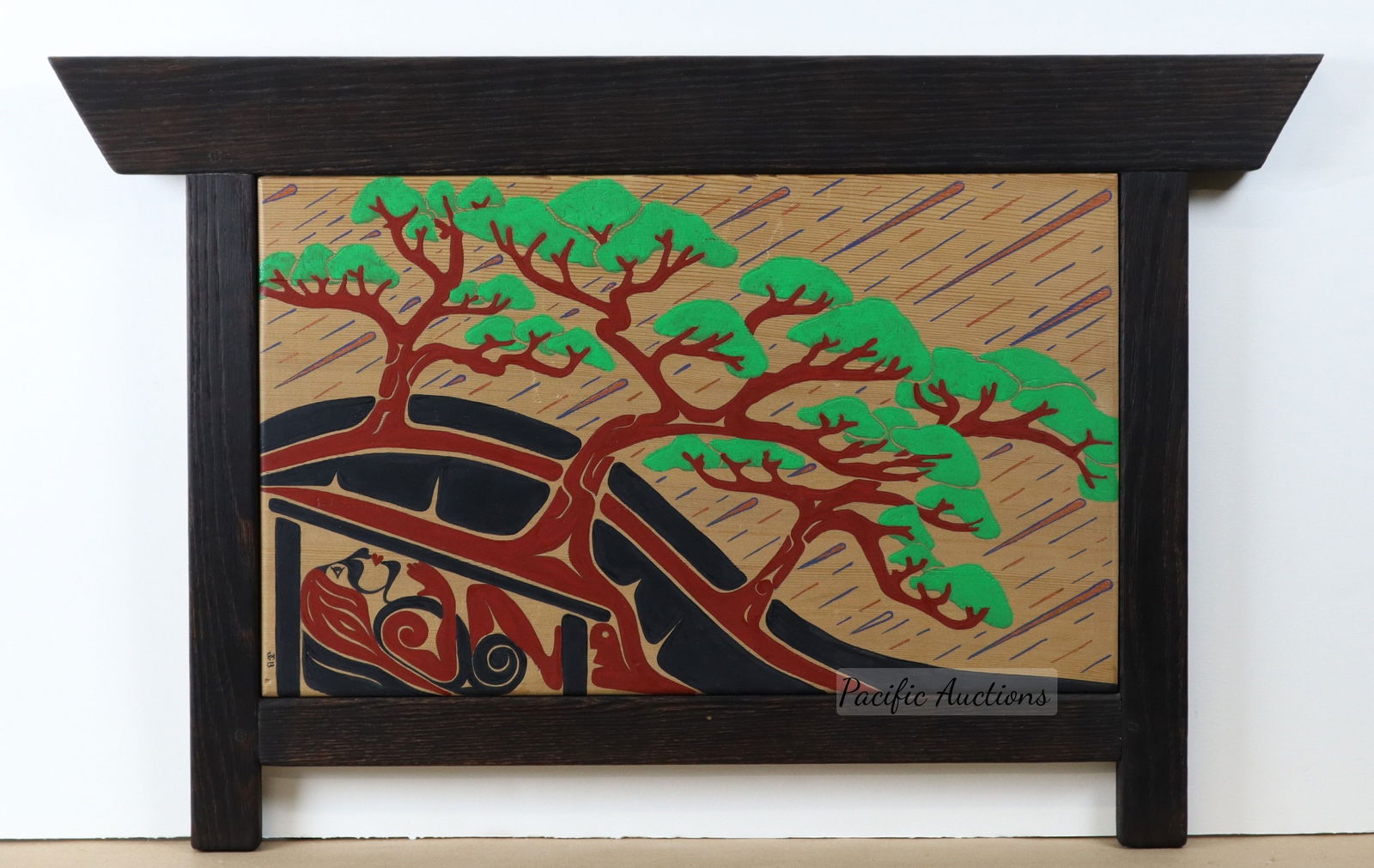 SPIRITS OF OZETTE ACRYLICS ON CEDAR