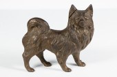 SPITZ DOG IRON STILL BANK Scar