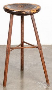SPLAY LEG STOOL, 19TH C.Splay
