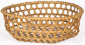 SPLINT CHEESE BASKET, 19TH C.<