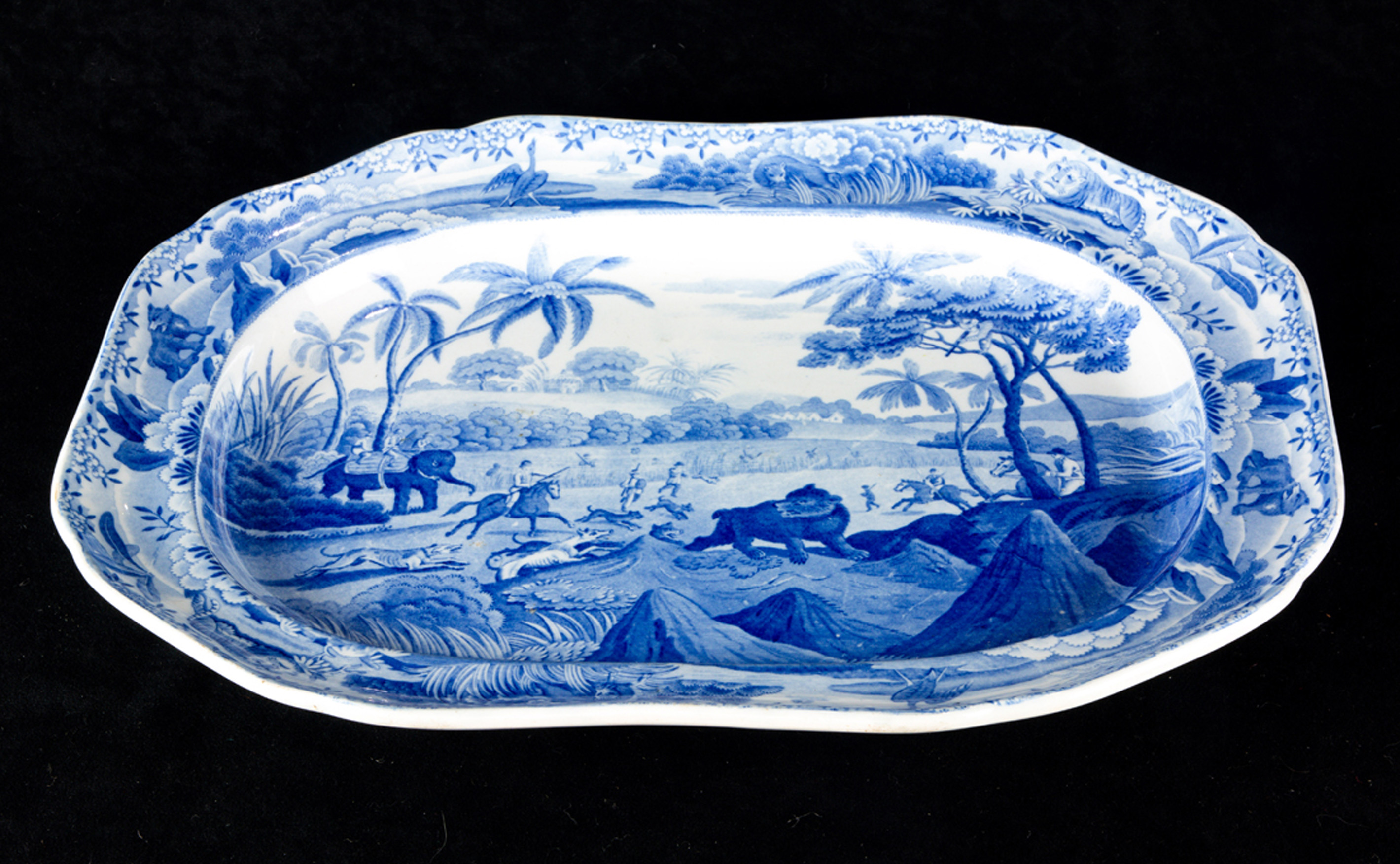 SPODE BLUE AND WHITE POTTERY