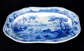 SPODE BLUE AND WHITE POTTERY P