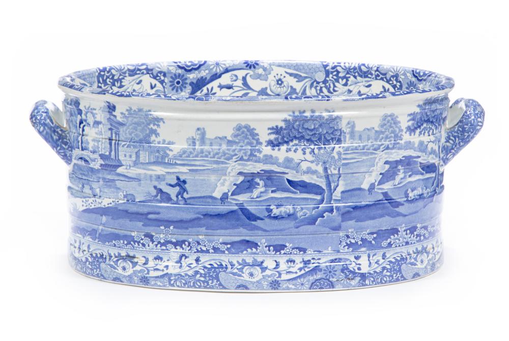 SPODE BLUE AND WHITE TRANSFERWARE