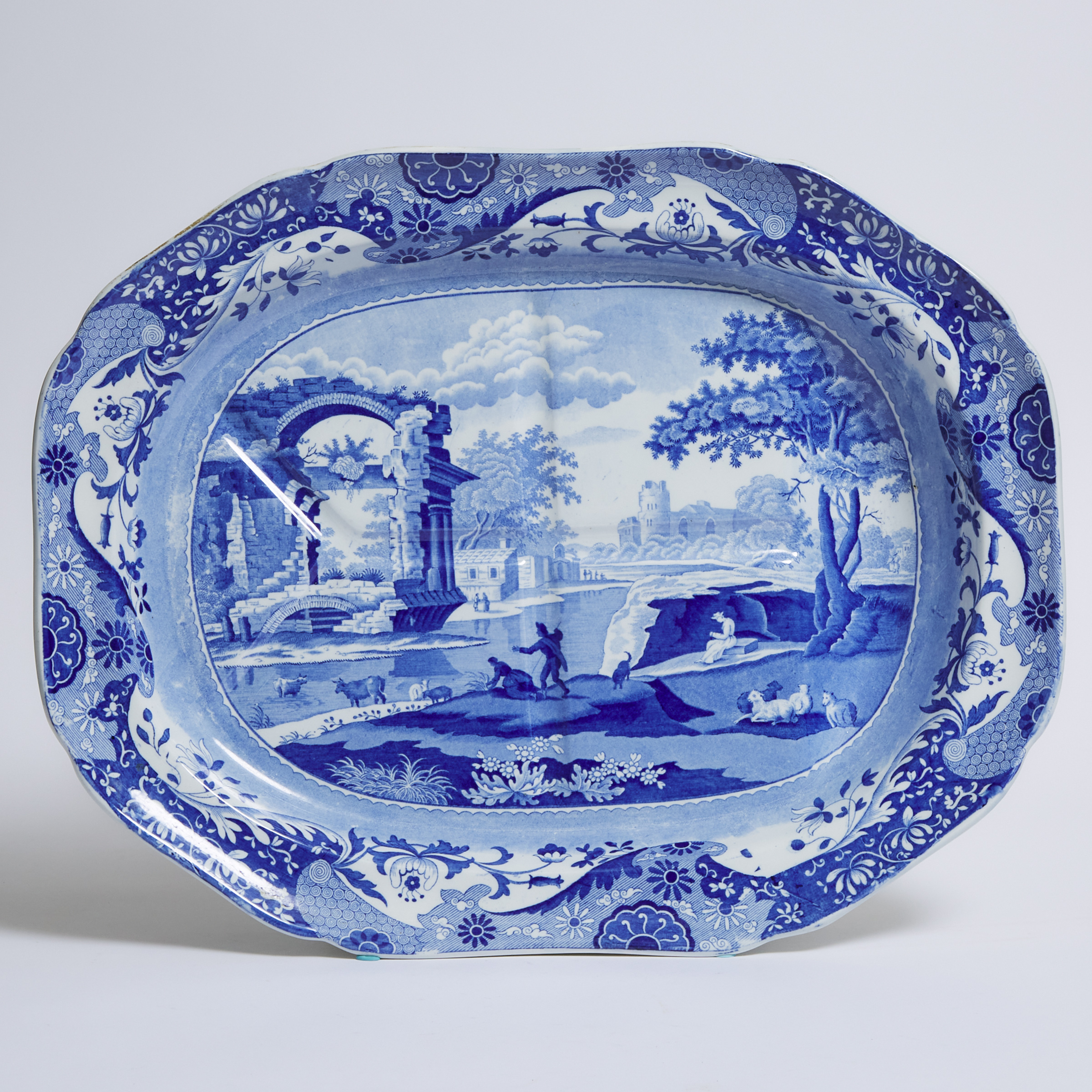 Spode Blue-Printed ‘Italian’