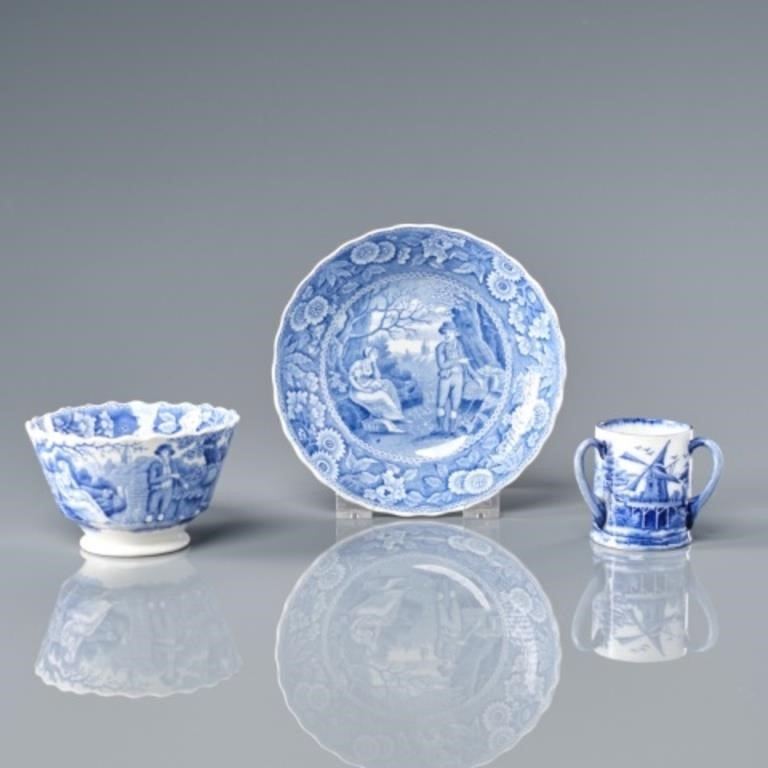SPODE BLUE & WHITE POTTERY