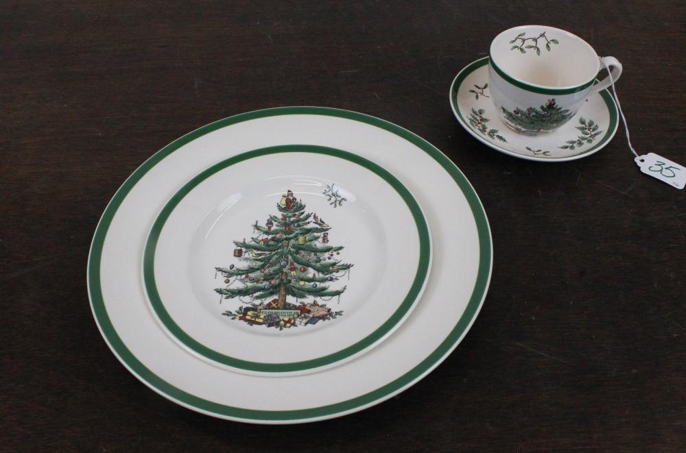 SPODE "CHRISTMAS TREE" DINNERWARE
