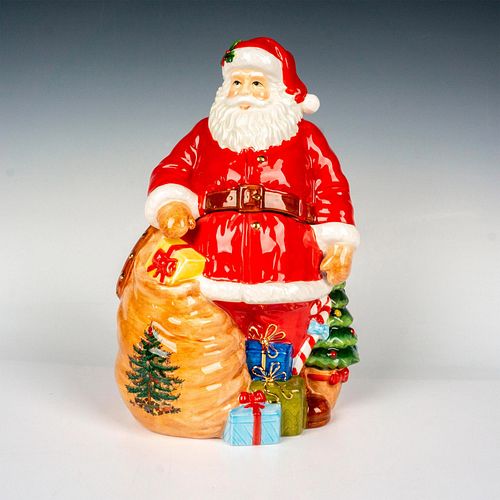 SPODE COOKIE JAR, CHRISTMAS TREE