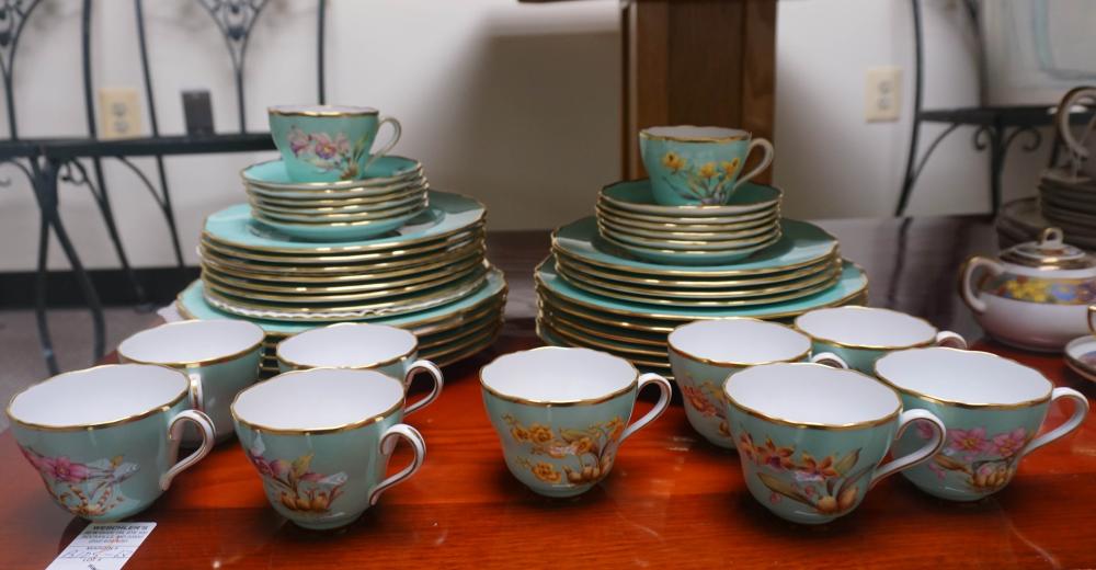 SPODE FLORAL AND GILT DECORATED