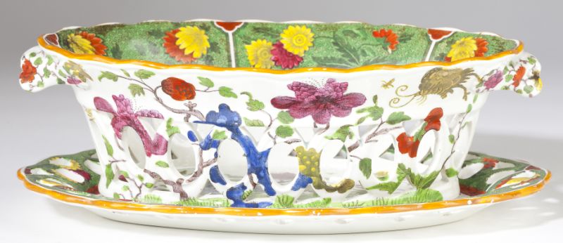 Spode Fruit Basket and