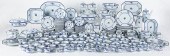 SPODE GLOUCESTER BLUE PORCELAI