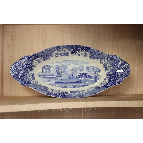 Spode Italian pattern oval dish,