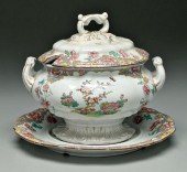 Spode lidded tureen: multi-col