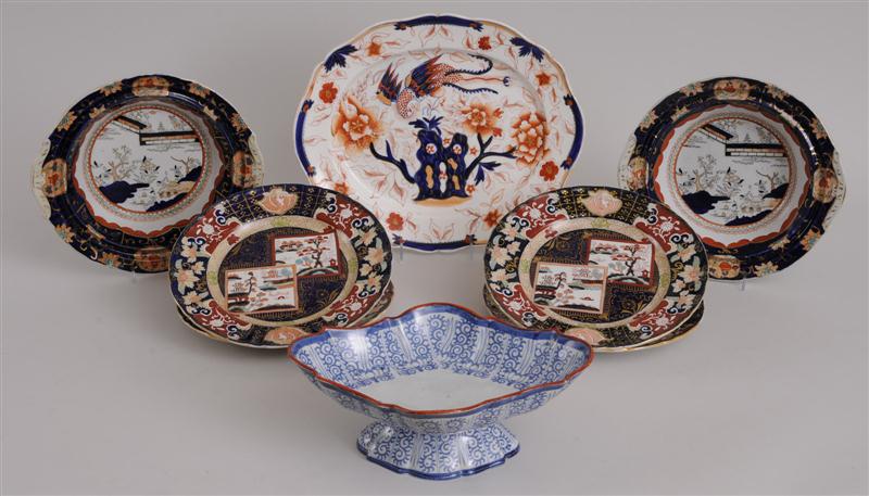 SPODE PEARLWARE COMPOTE A JAPAN