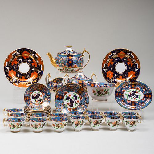 SPODE PORCELAIN BLUE GROUND PART