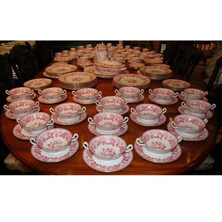 Spode Porcelain Dinner Service 	 