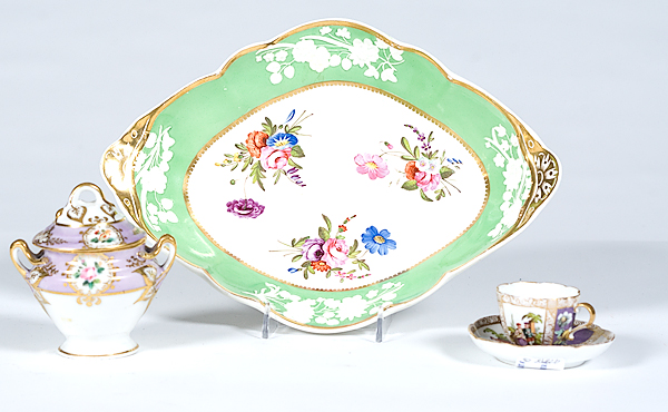 Spode Porcelain Dish and Meissen
