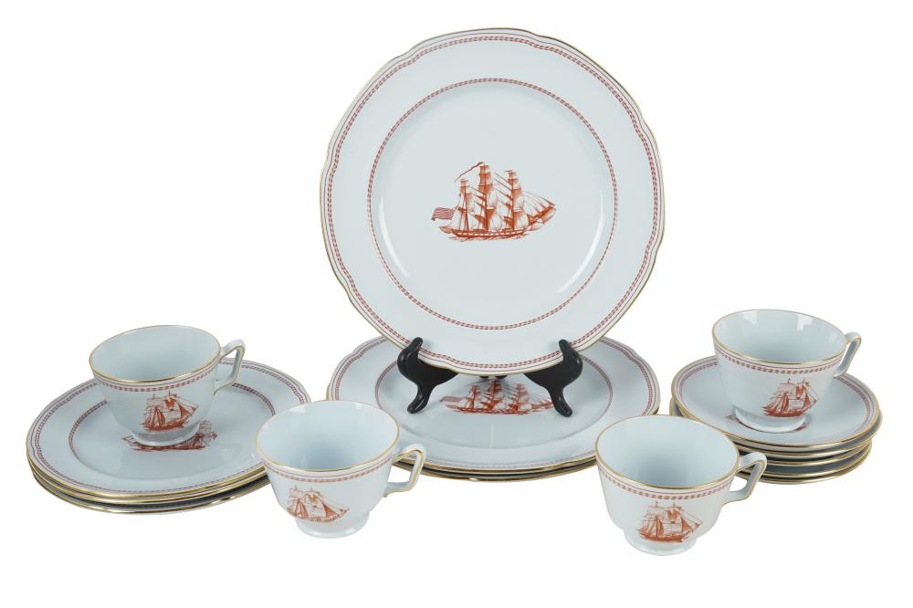 SPODE PORCELAIN SERVICE'Tradewinds'