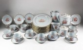 SPODE TRADE WINDS RED DINNER S