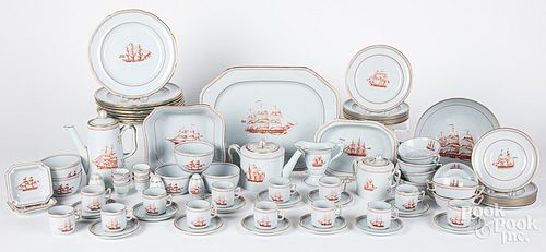 SPODE TRADE WINDS RED PORCELAIN