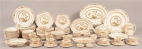 "SPODE'S COWSLIP" 124 PC. CHINA