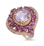 SPODUMENE KUNZITE, AMETHYST, W