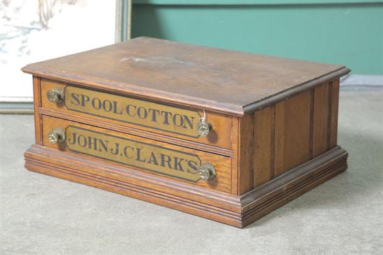 SPOOL CABINET. ''John J. Clark's