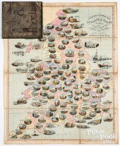 SPOONER'S PICTORIAL MAP OF ENG