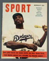 SPORT MAGAZINE, 1949 JACKIE RO