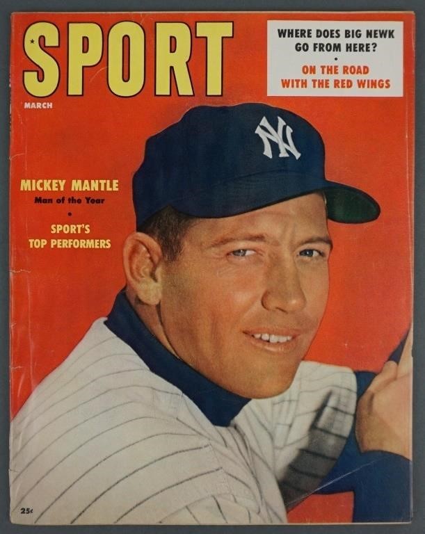 SPORT MAGAZINE, 1957 MICKEY