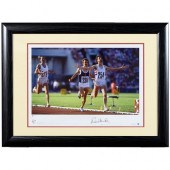 Sporting memorabilia. Framed s