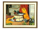 SPORTING STILL LIFE BY SCHROED