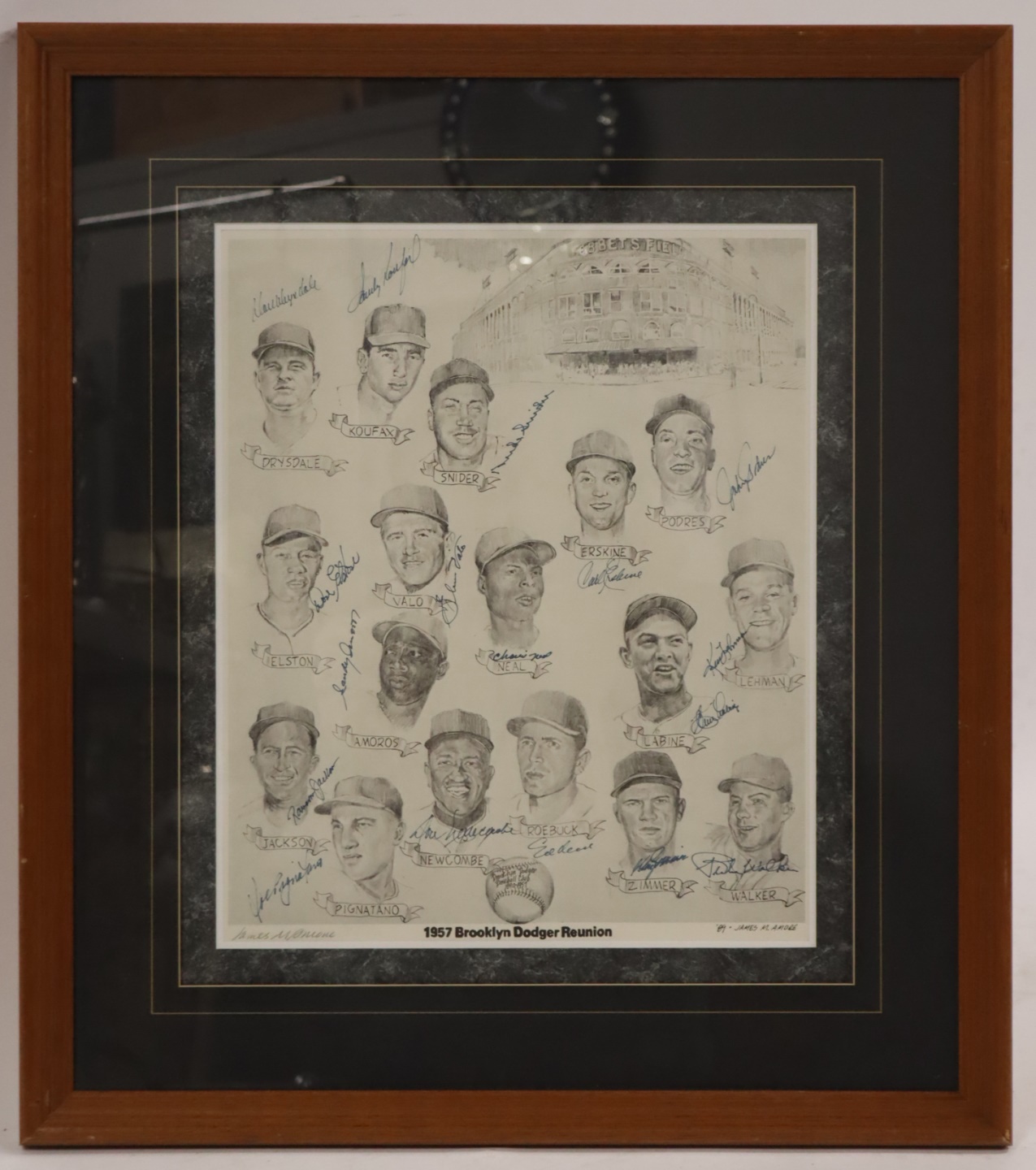 (SPORTS) 1957 BROOKLYN DODGER
