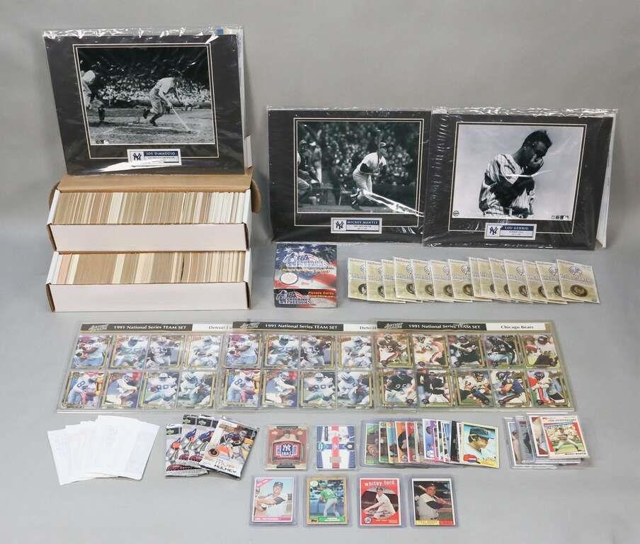 SPORTS CARDS BERRA MANTLE MCGWIRE