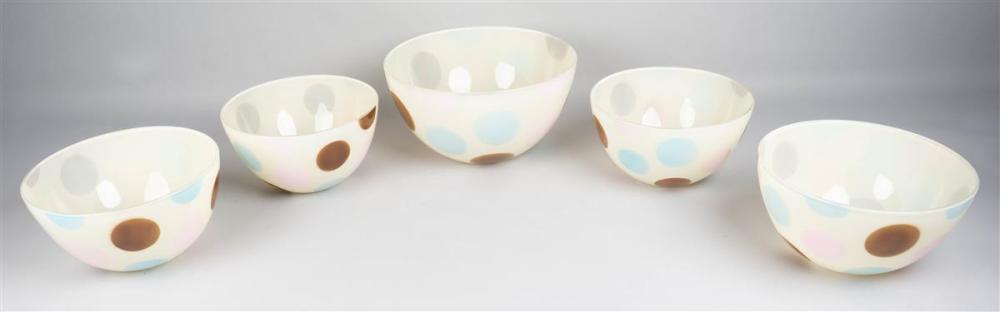 SPOTTED GLASS BOWLSSPOTTED GLASS