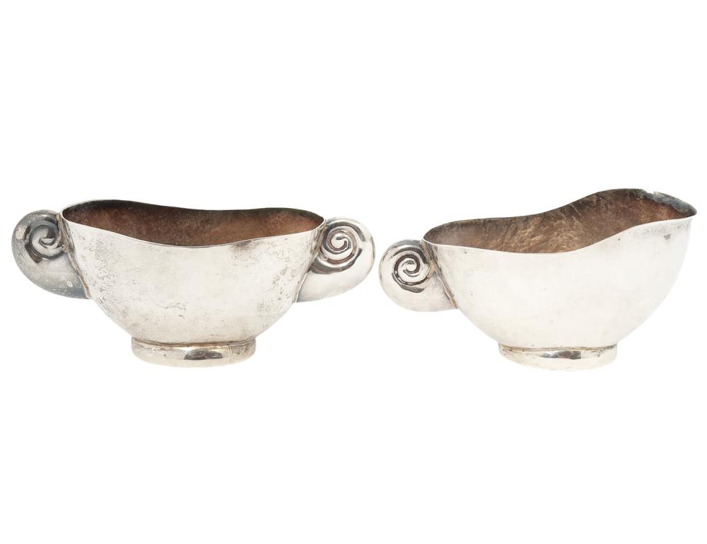 SPRATLING HAMMERED STERLING CREAMER