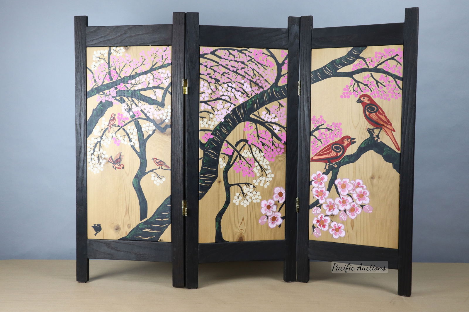 SPRING SCREEN:  FINCHES & CHERRY