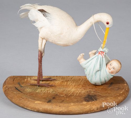 SPUN COTTON STORK WITH SWADDLED